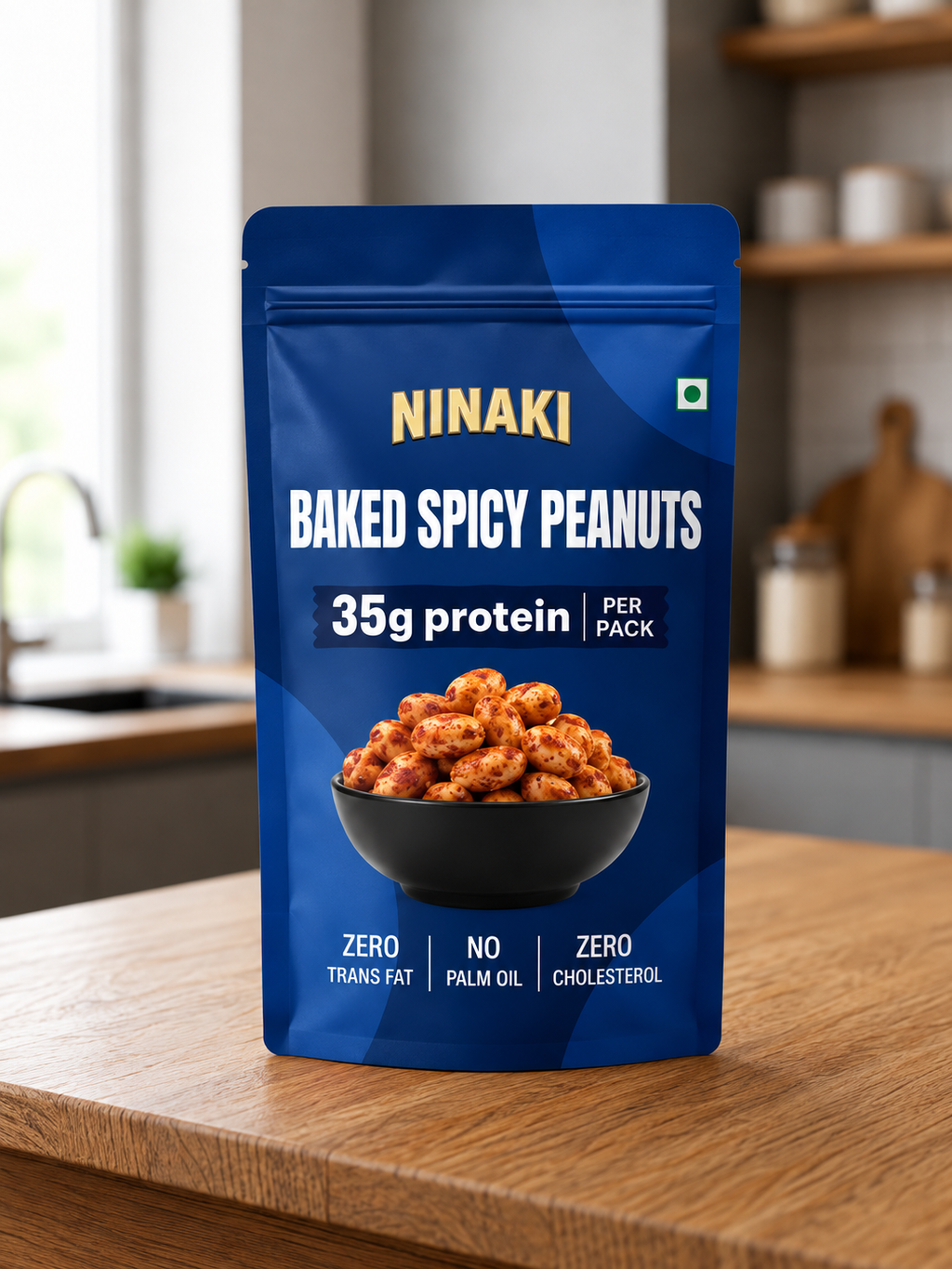 Ninaki Protein Baked Spicy Peanuts (195g)