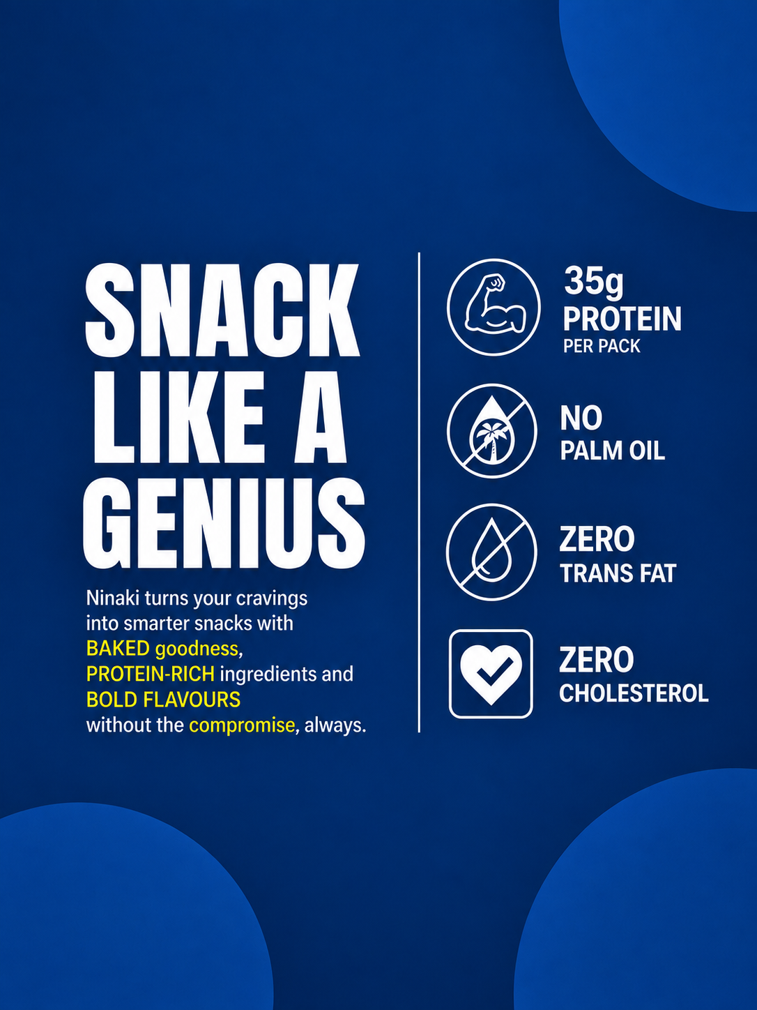 Ninaki Protein Baked Spicy Peanuts (195g)